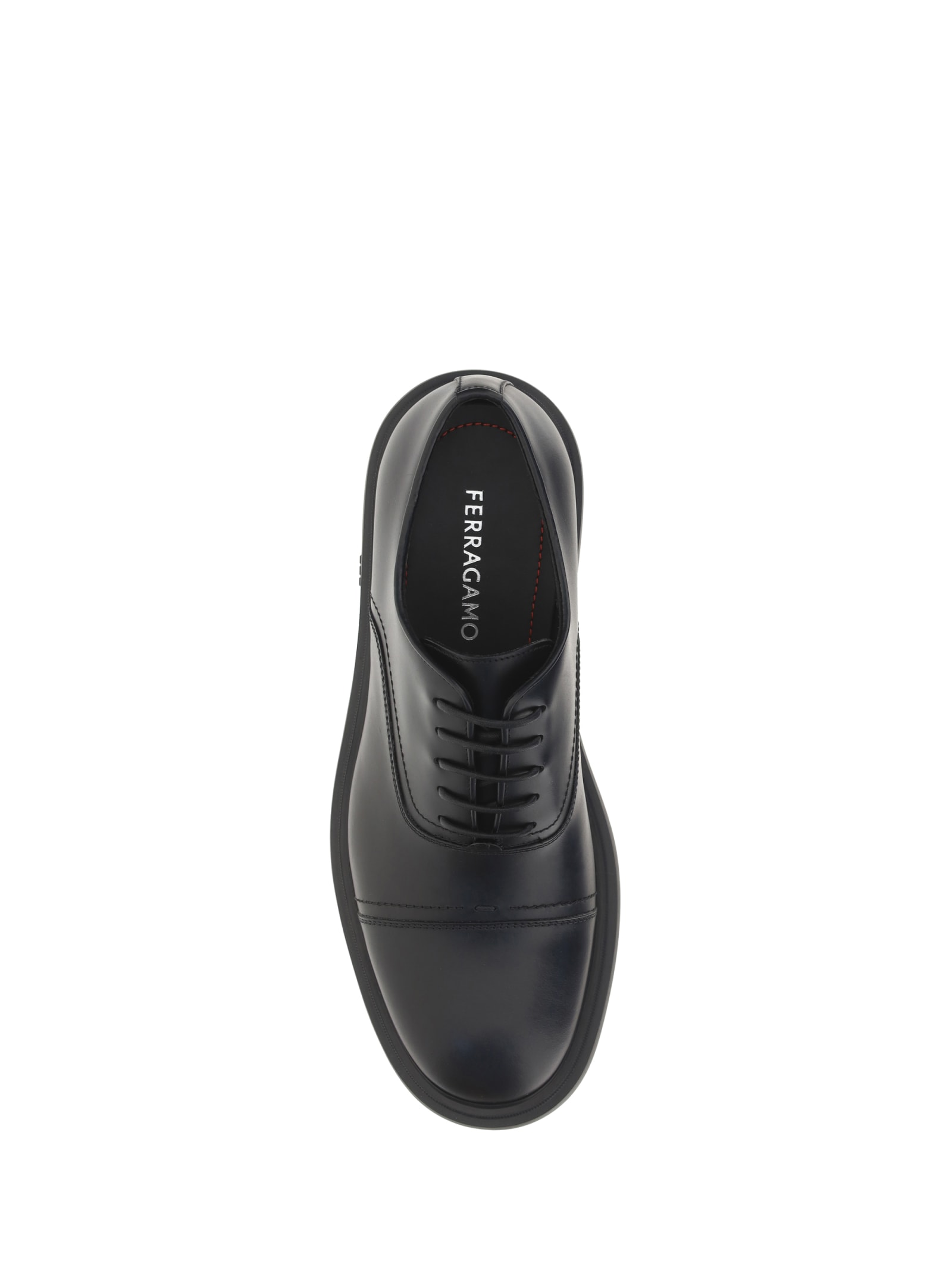Ferragamo Balmoral Oxford Shoes In 001
