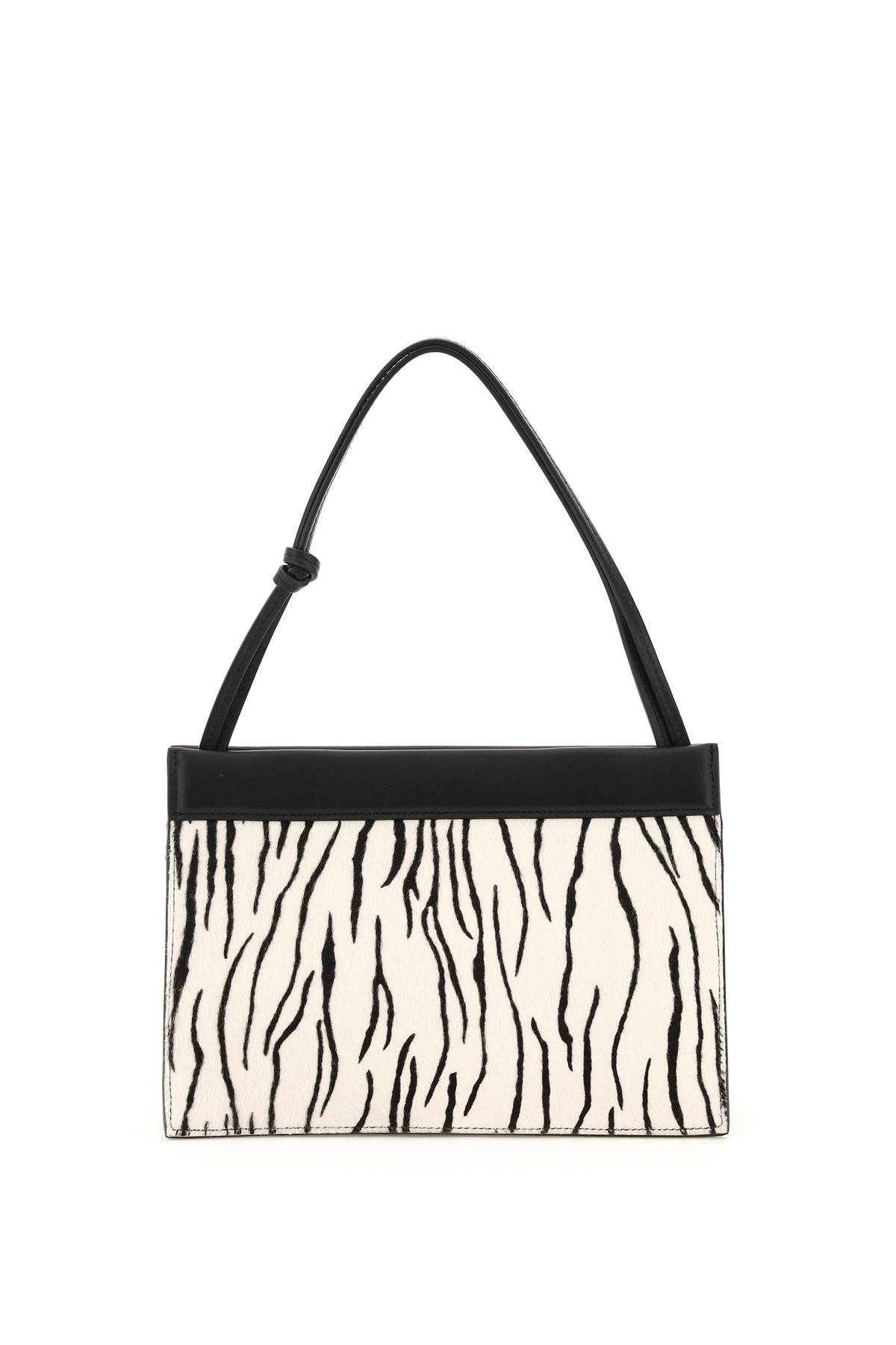 Wandler Hanna Zebra-striped Pony Skin Bag