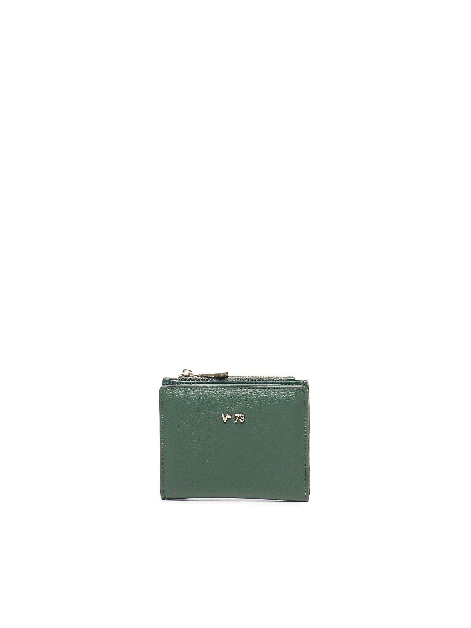 V73 Logo Wallet In Green