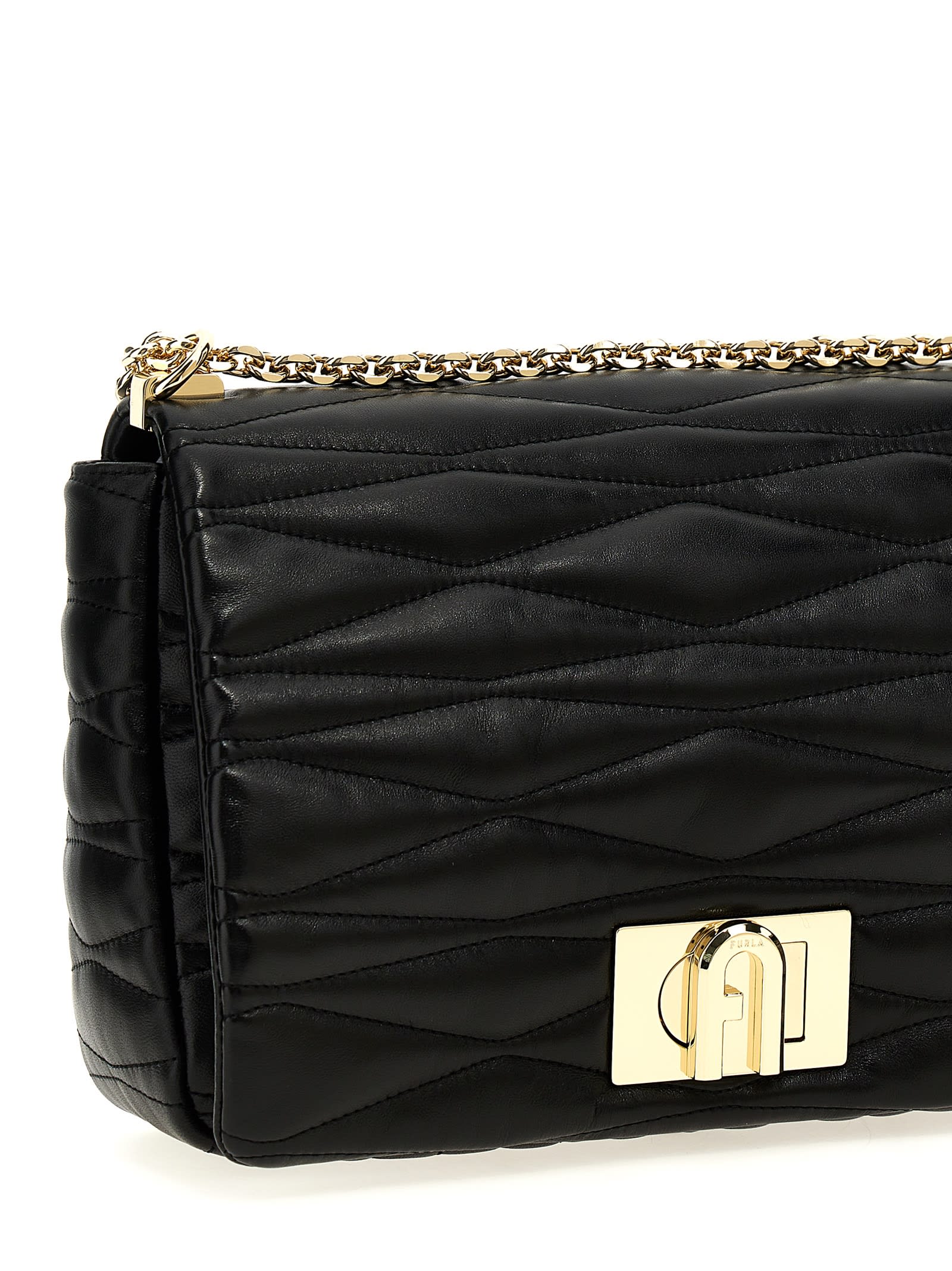Shop Furla 1927 M Crossbody Bag In Black