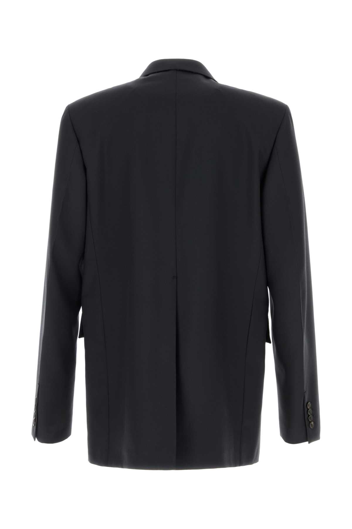 Gucci Graphite Blazer Single-breasted Notched Lapel In Black