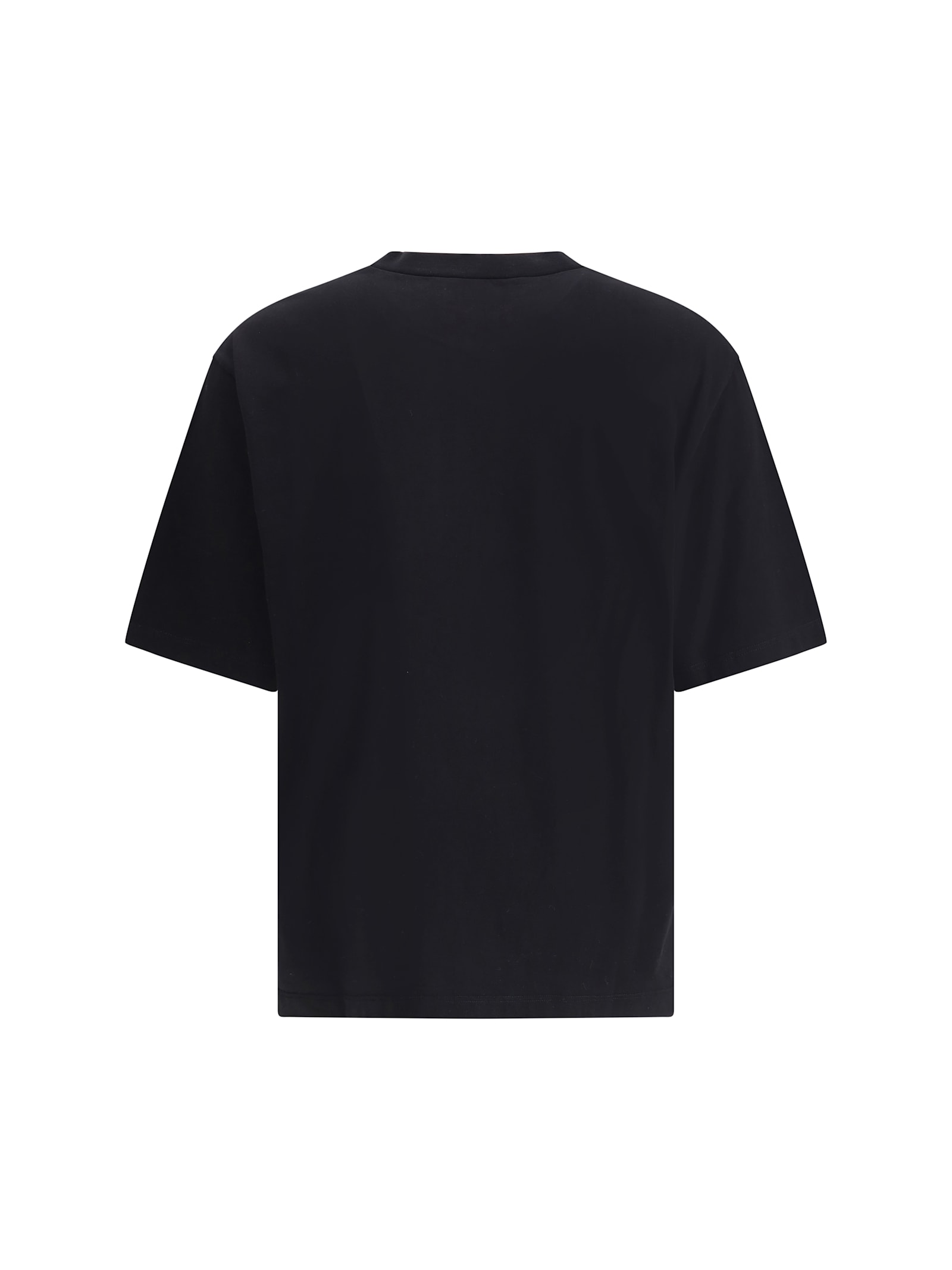 Dsquared2 Short-sleeve T-shirt With Puffy Logo In Blue In Black