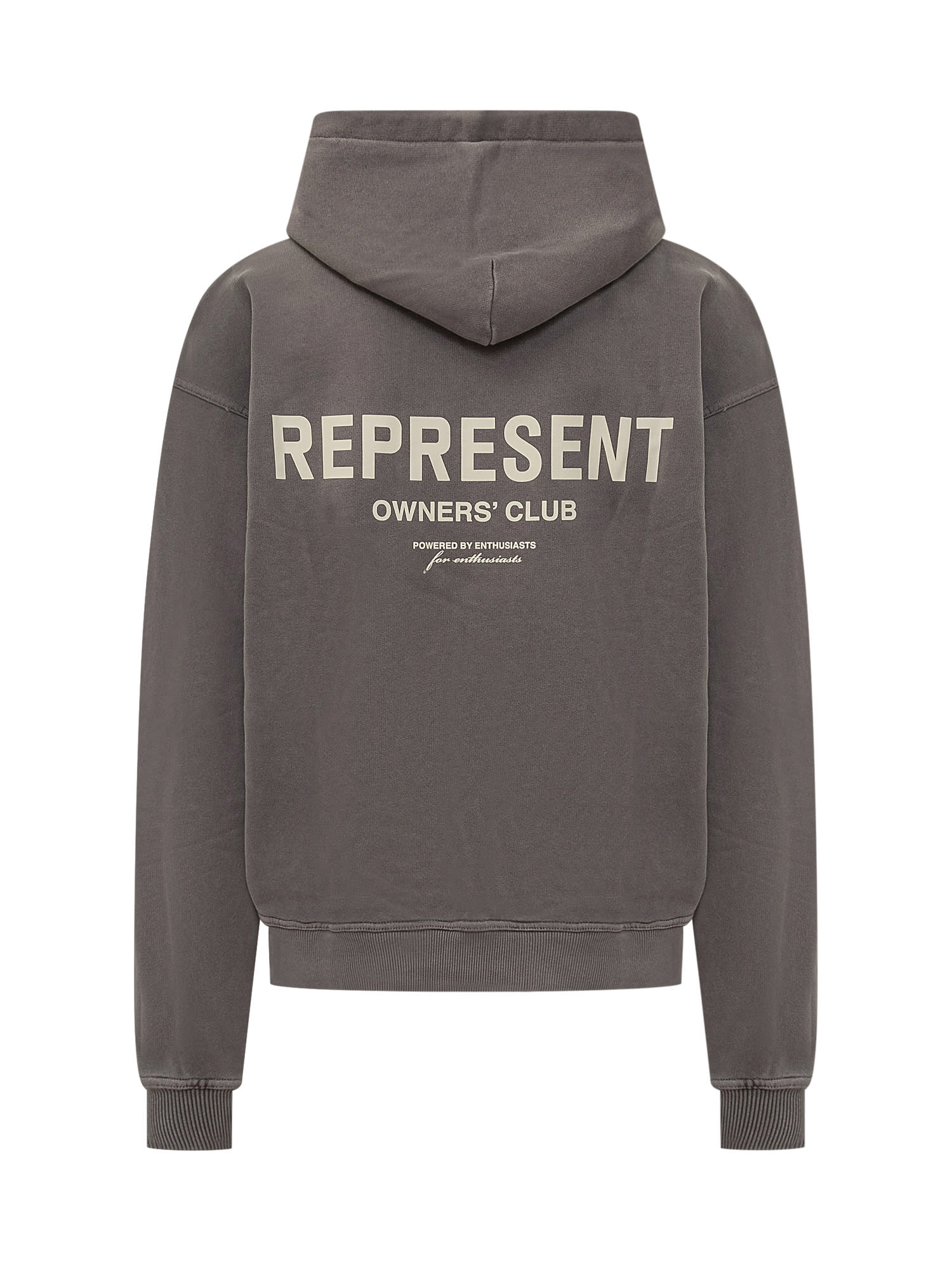 Shop Represent Owners Club Hoodie In Fog