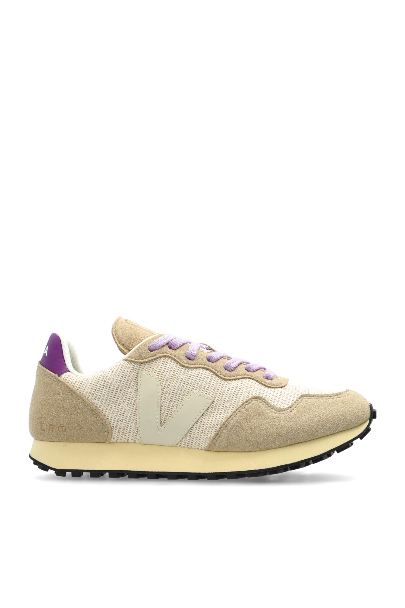 Veja Sdu Colorblock Jute Raffia Runner Sneakers In Neutral