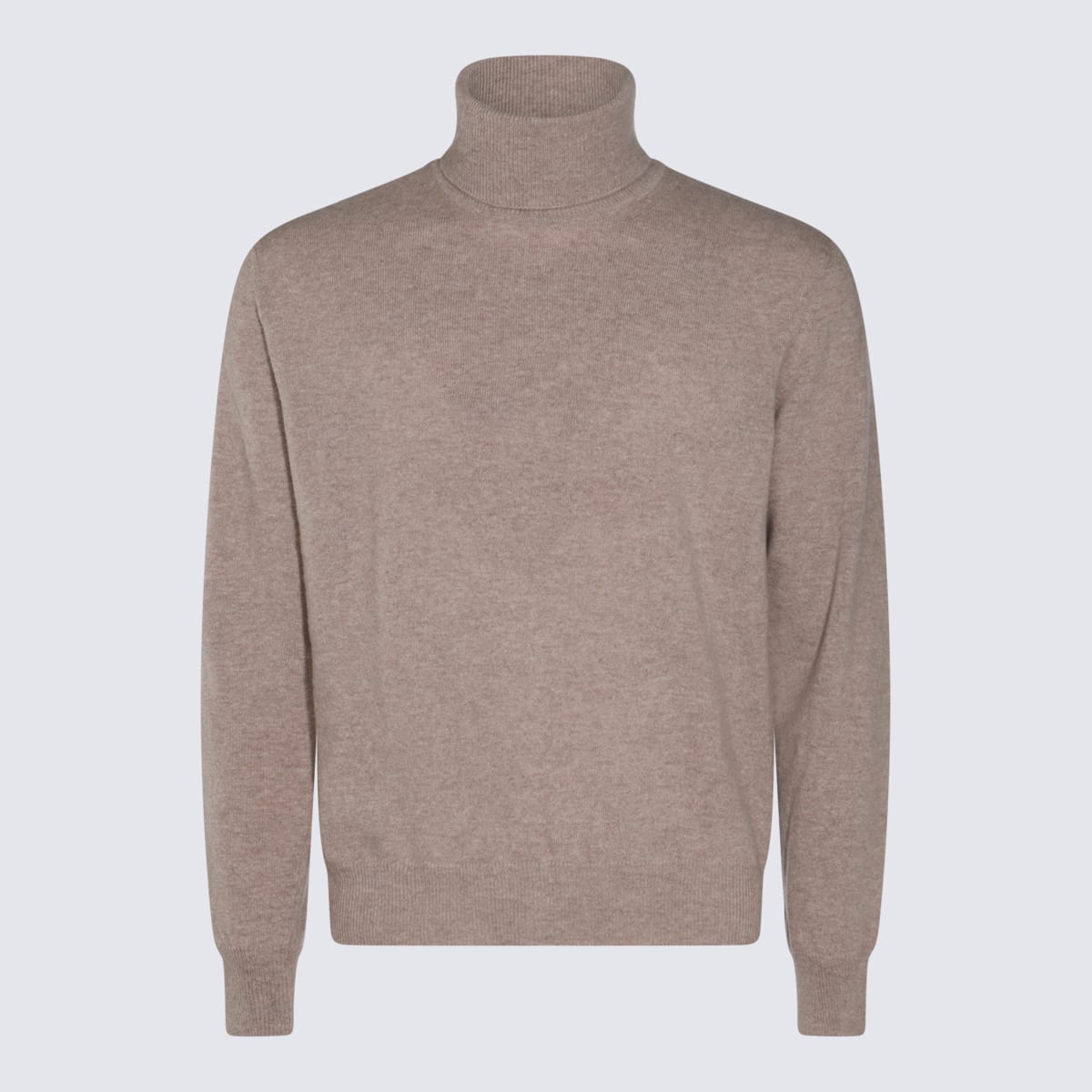 Beige Wool Knitwear