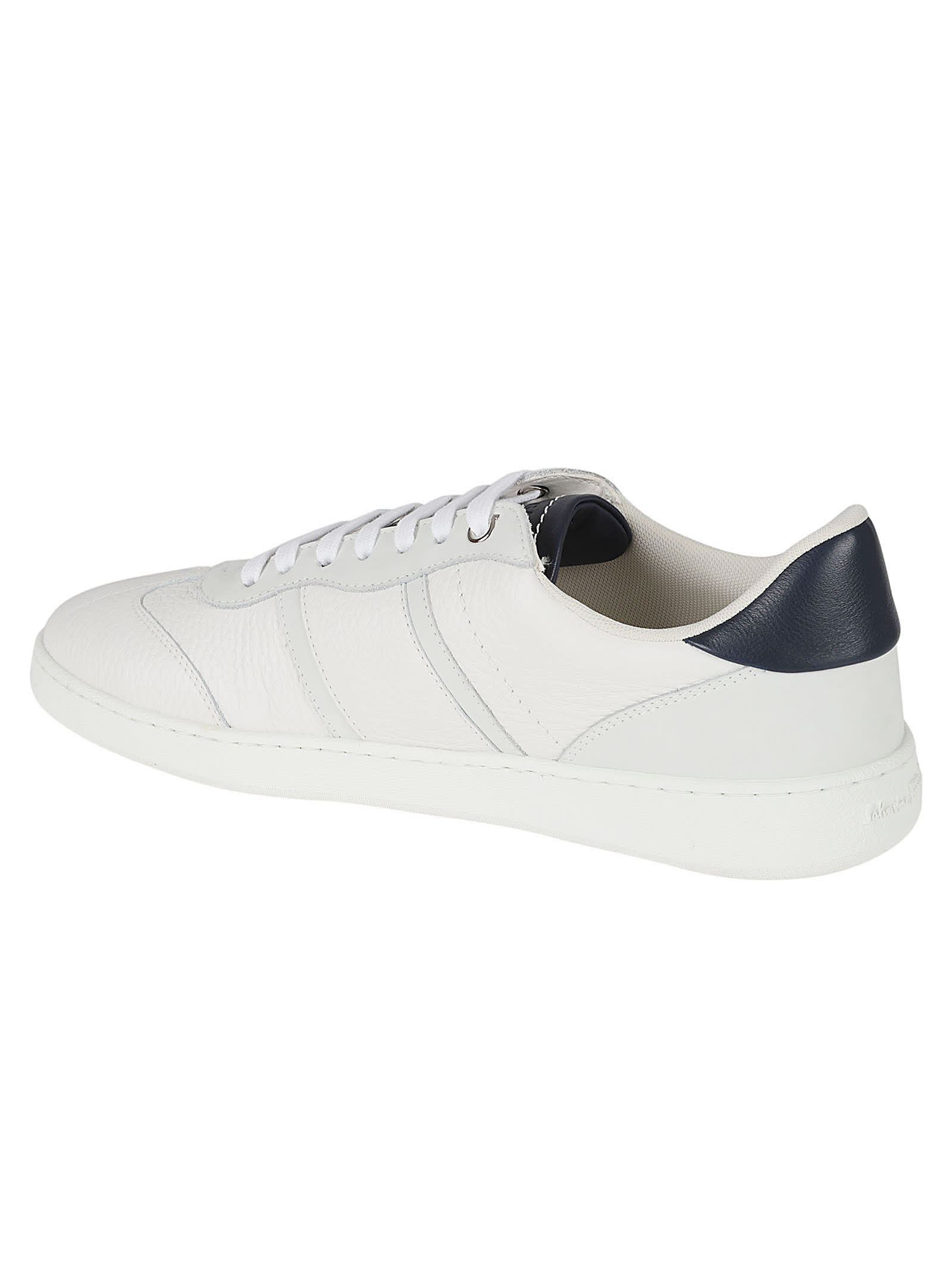 Shop Ferragamo Nachille 1 Sneakers In White