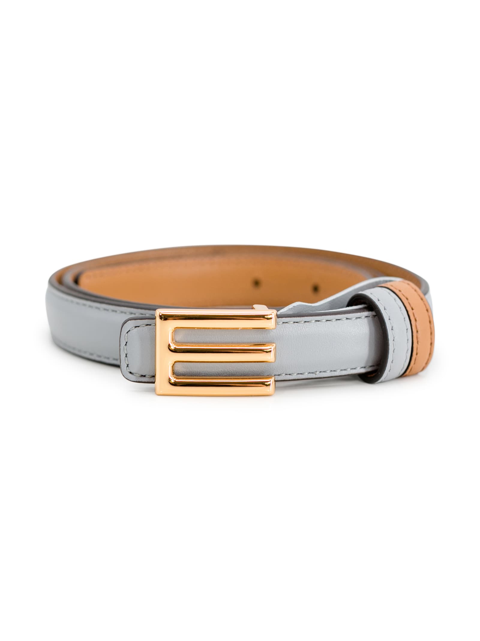 Logo-buckle Leather Belt
