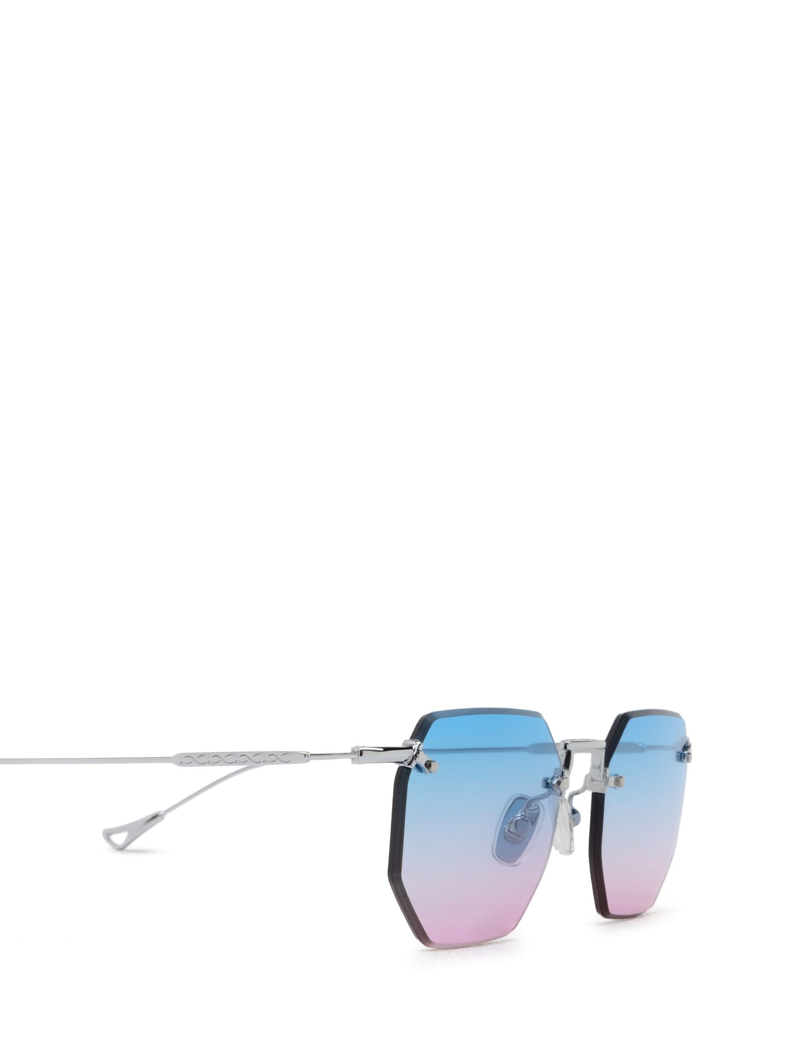 Shop Eyepetizer Panthere Silver Sunglasses
