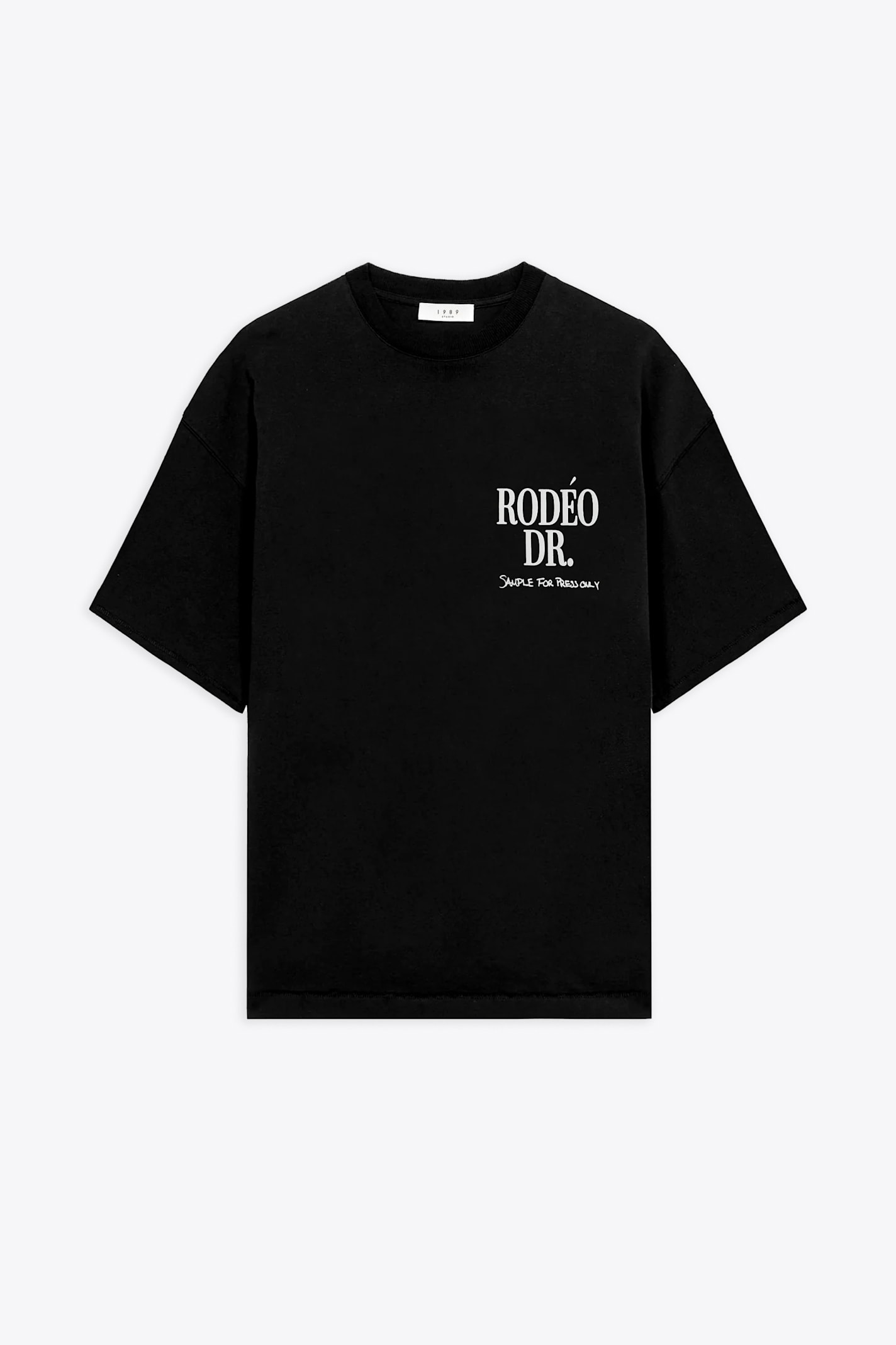 T-shirt Ss Rodeo Black cotton t-shirt with Rodéo Drive print - T-Shirt SS Rodeo