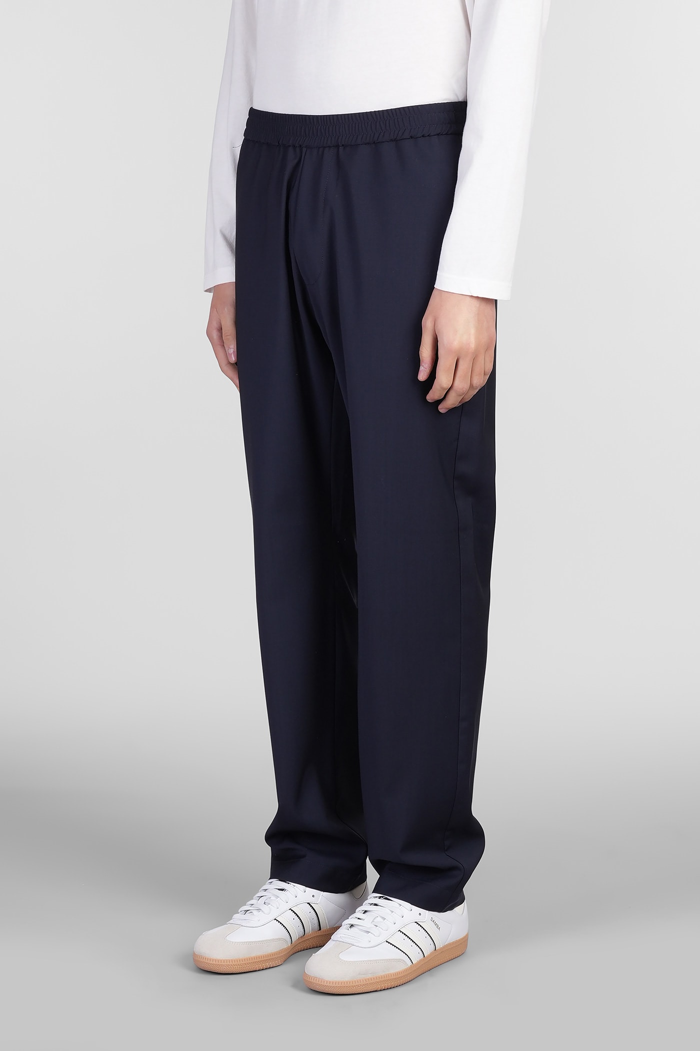 Barena Venezia Riobarbo Pants In Blue Wool In Blue