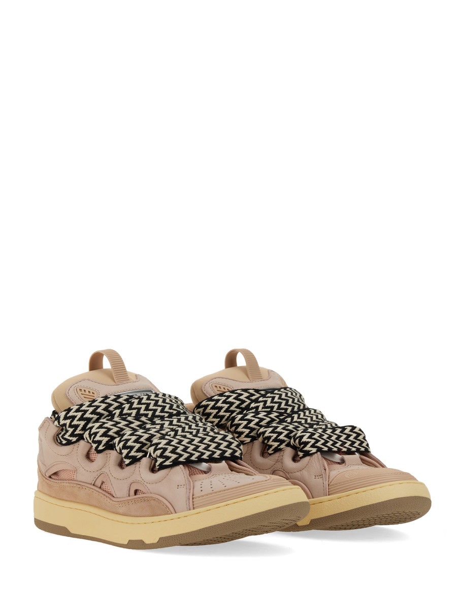 Shop Lanvin Sneaker Curb In Pink