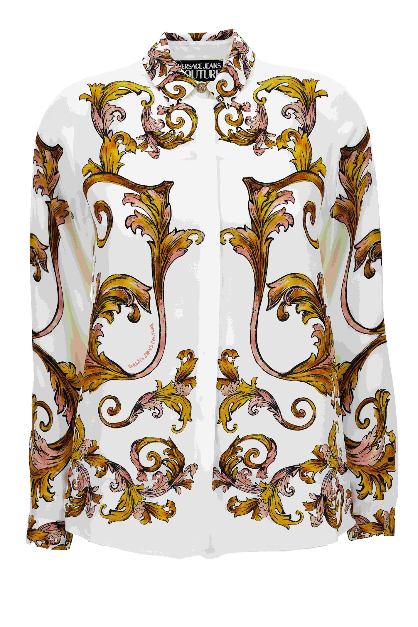 Shop Versace Jeans Couture Shirt In White