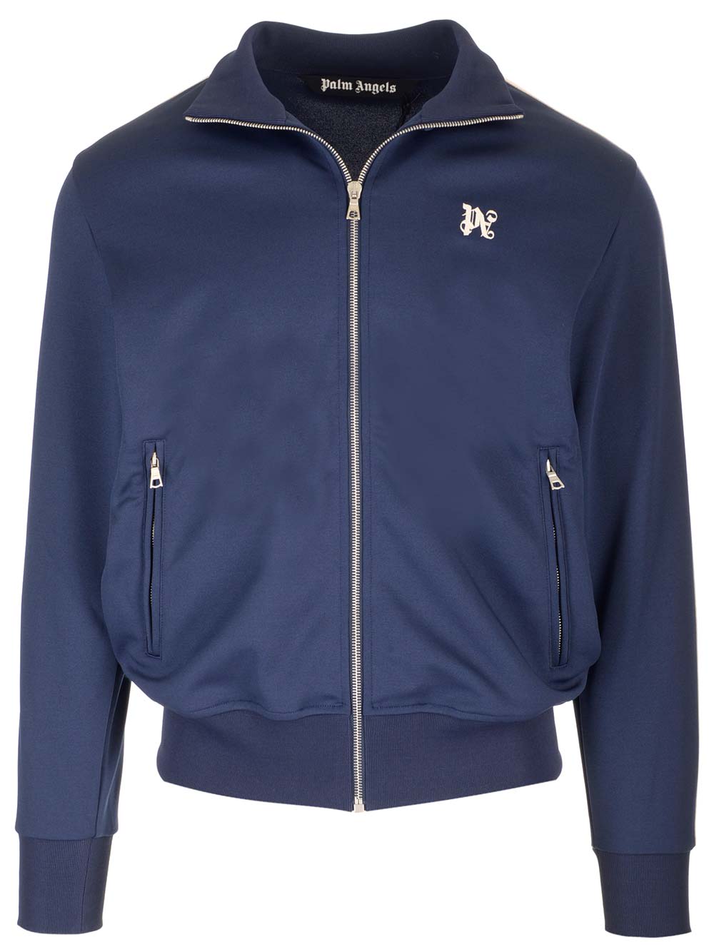 Palm Angels Tracksuit Jacket With Monogram in Blue for Men