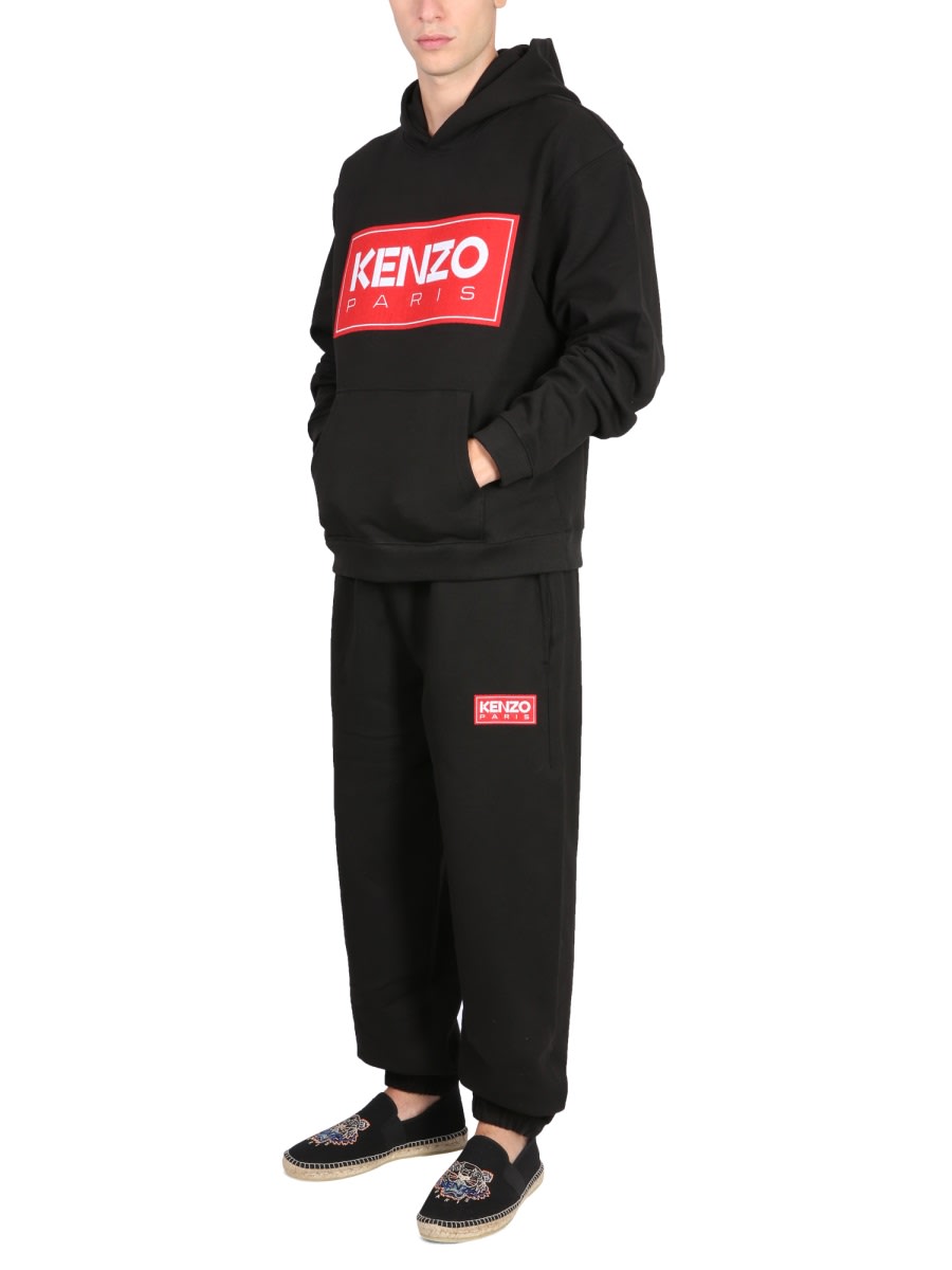 Shop Kenzo Sweatshirt With Logo In Black