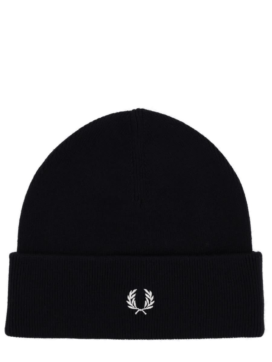 Fred Perry Cap With Logo In Black