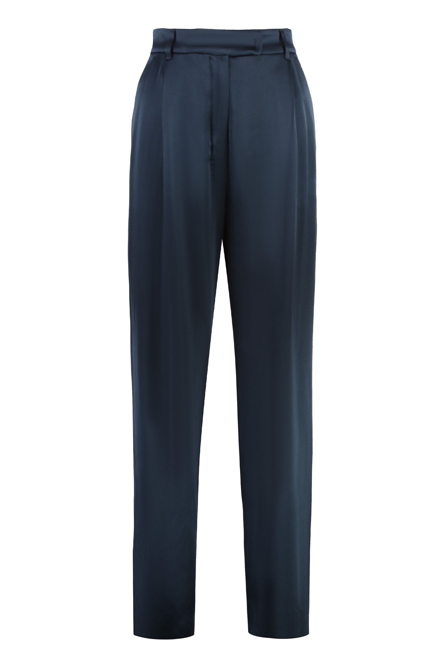 Shop 's Max Mara Amleto Cady Trousers In Blue