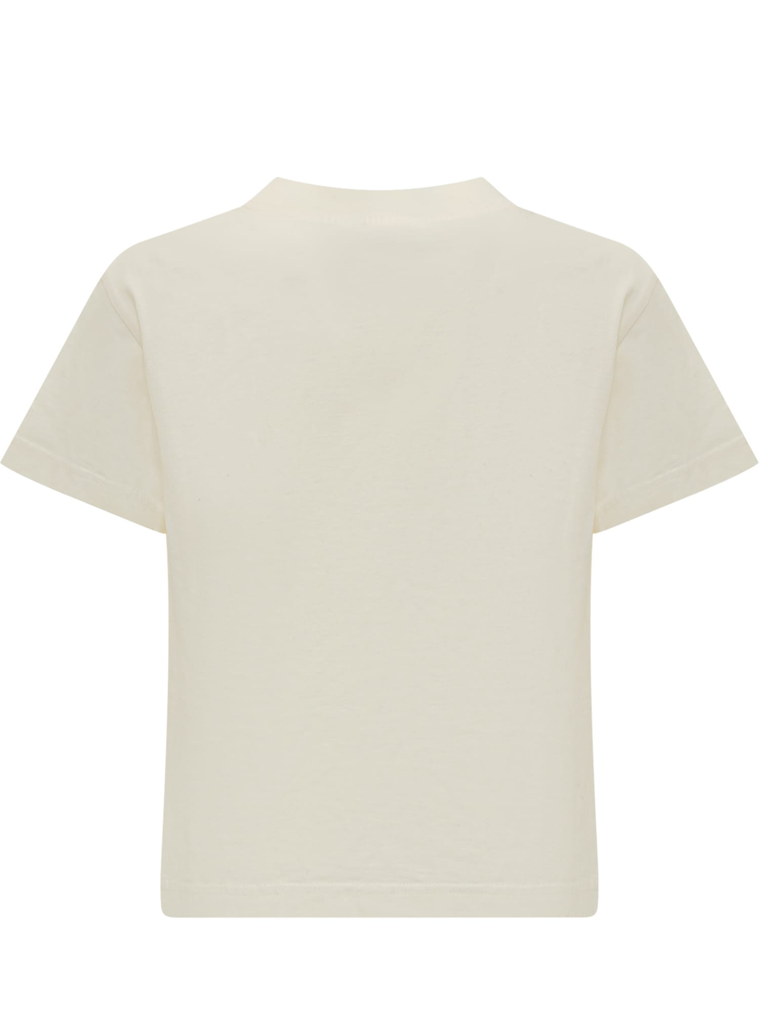 Shop Palm Angels T-shirt In Butter Bro