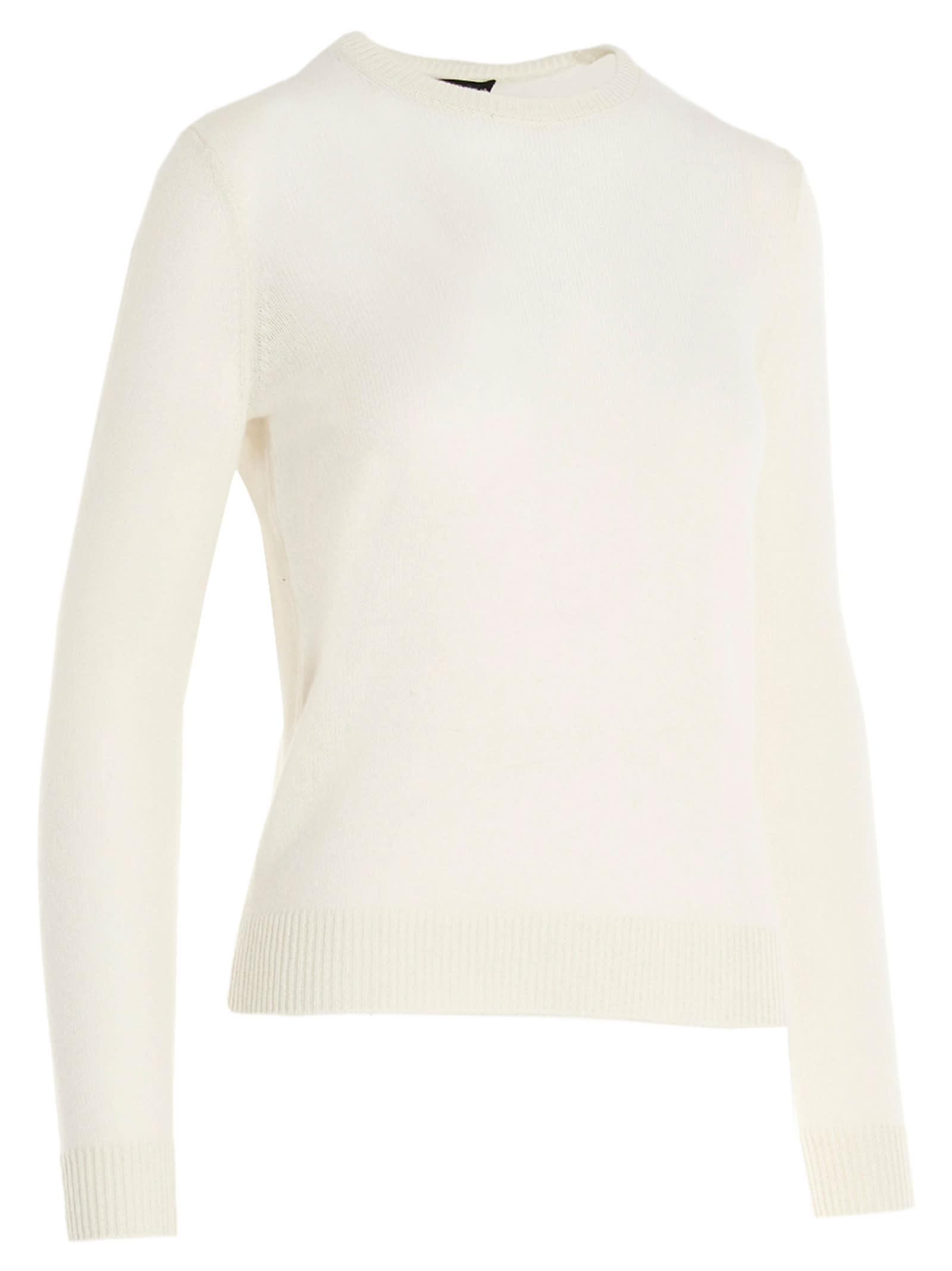 Shop Theory Cashmere Sweater In White