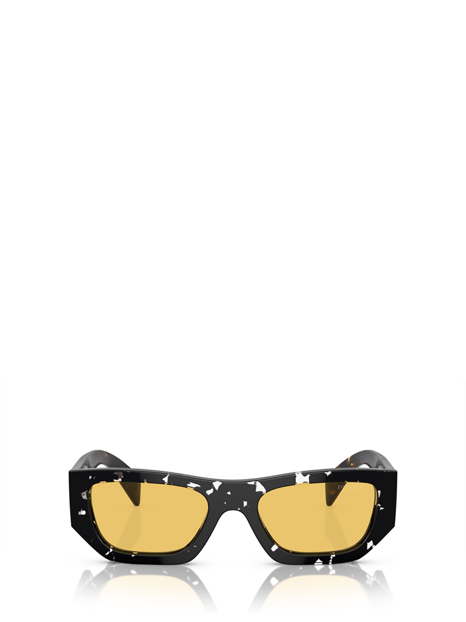 Prada Pr A01s Havana Black Transparent Sunglasses