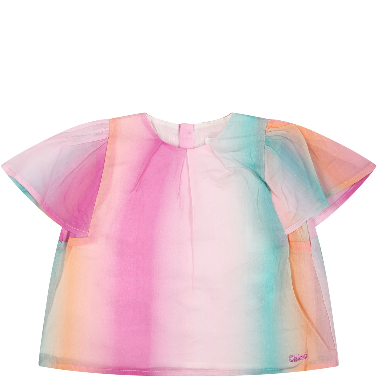 Chloé Multicolor Top For Baby Girl