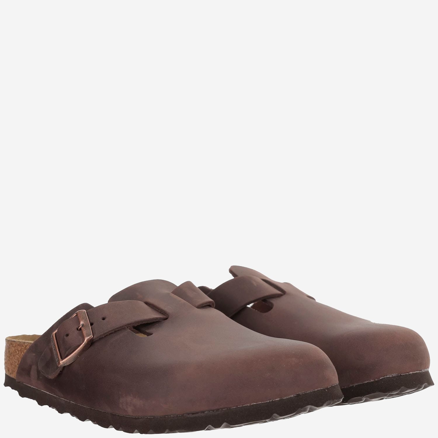 Birkenstock Boston Bs Narrow Leather Clog In Animal Print
