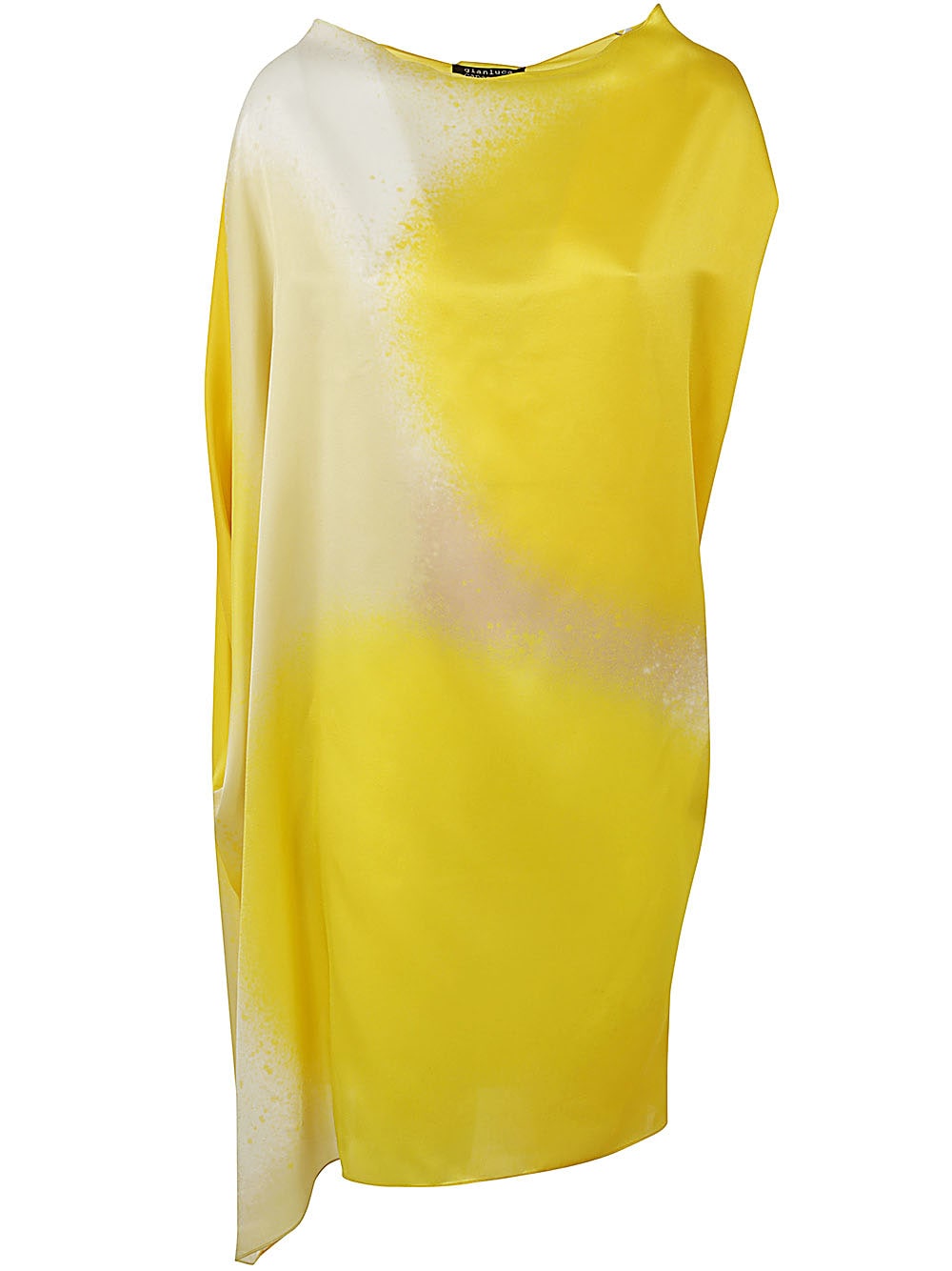 Shop Gianluca Capannolo Carla Dress In Yellow Shadows