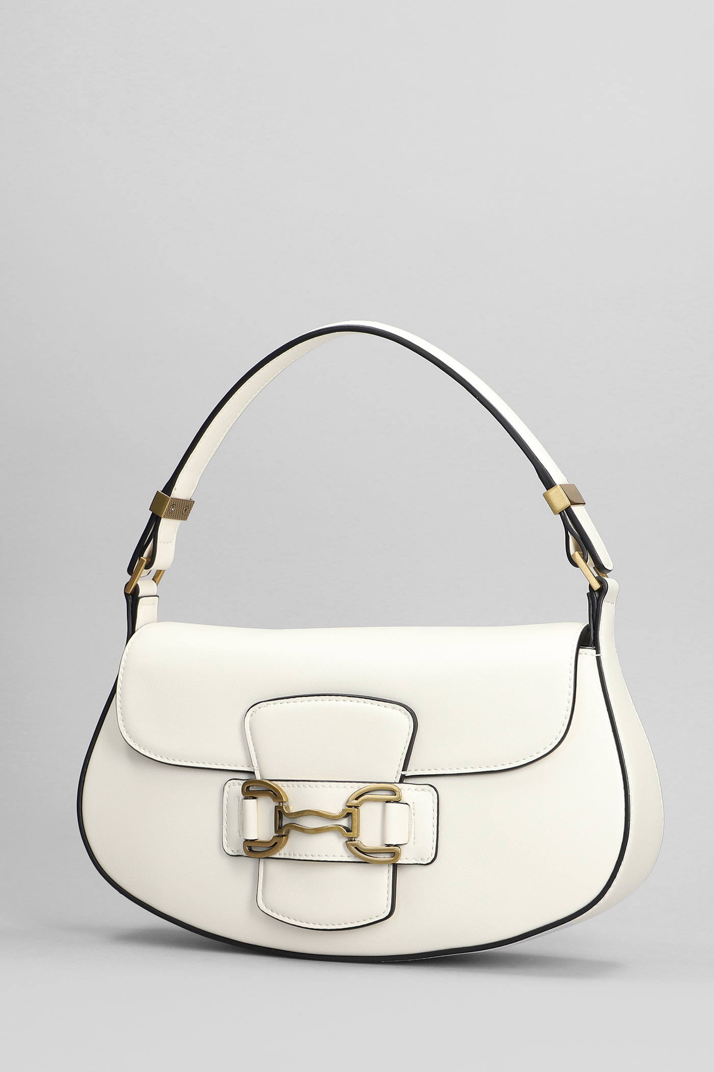 Shop Bibi Lou Shoulder Bag In White Leather