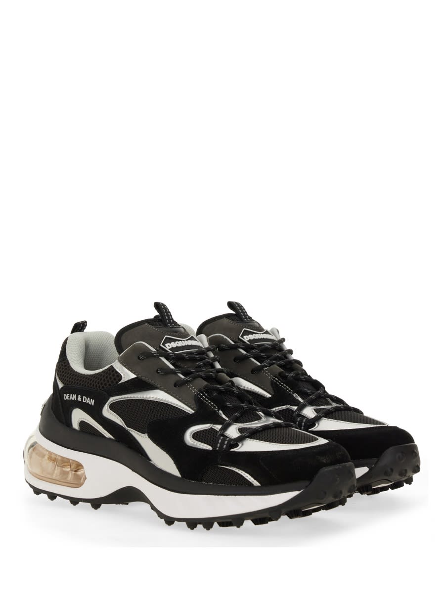 Shop Dsquared2 Bubble Sneaker In Black