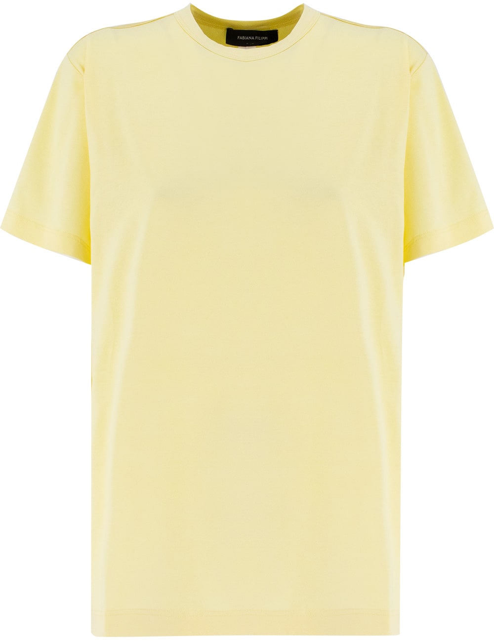 Shop Fabiana Filippi T-shirt In Yellow