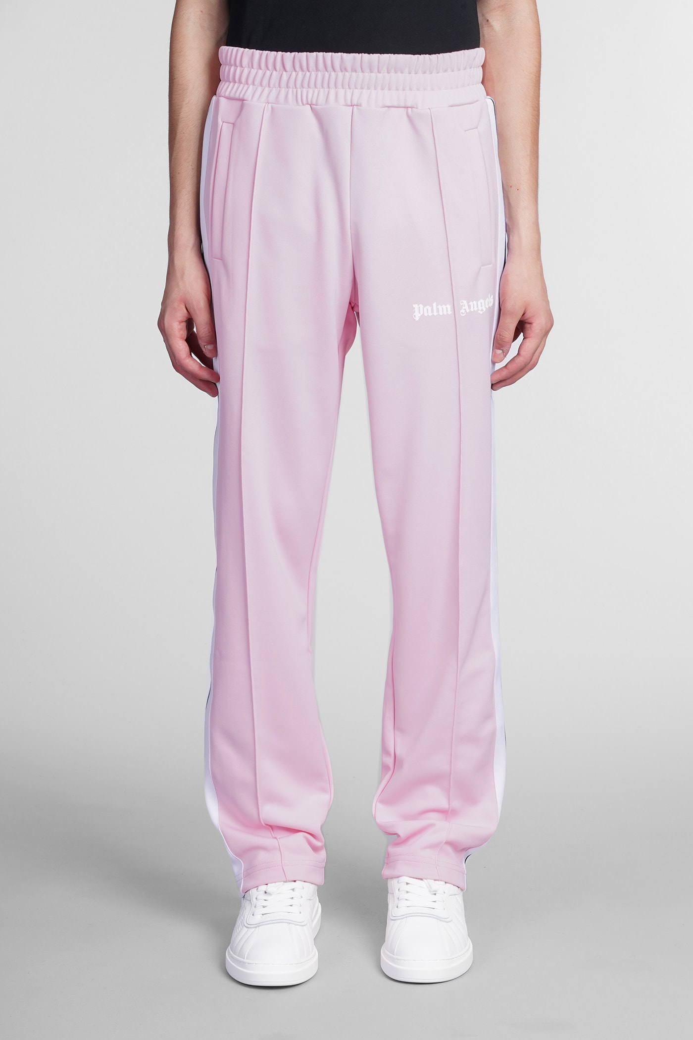Palm Angels Pants In Rose-pink Polyester