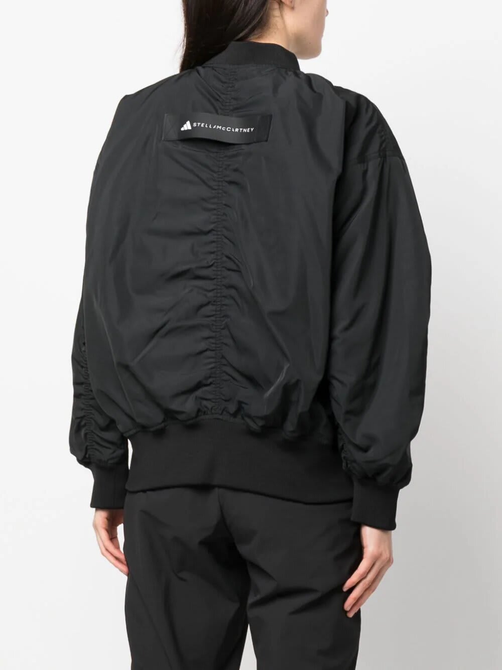 Shop Adidas By Stella Mccartney Bomber Nylon In Black
