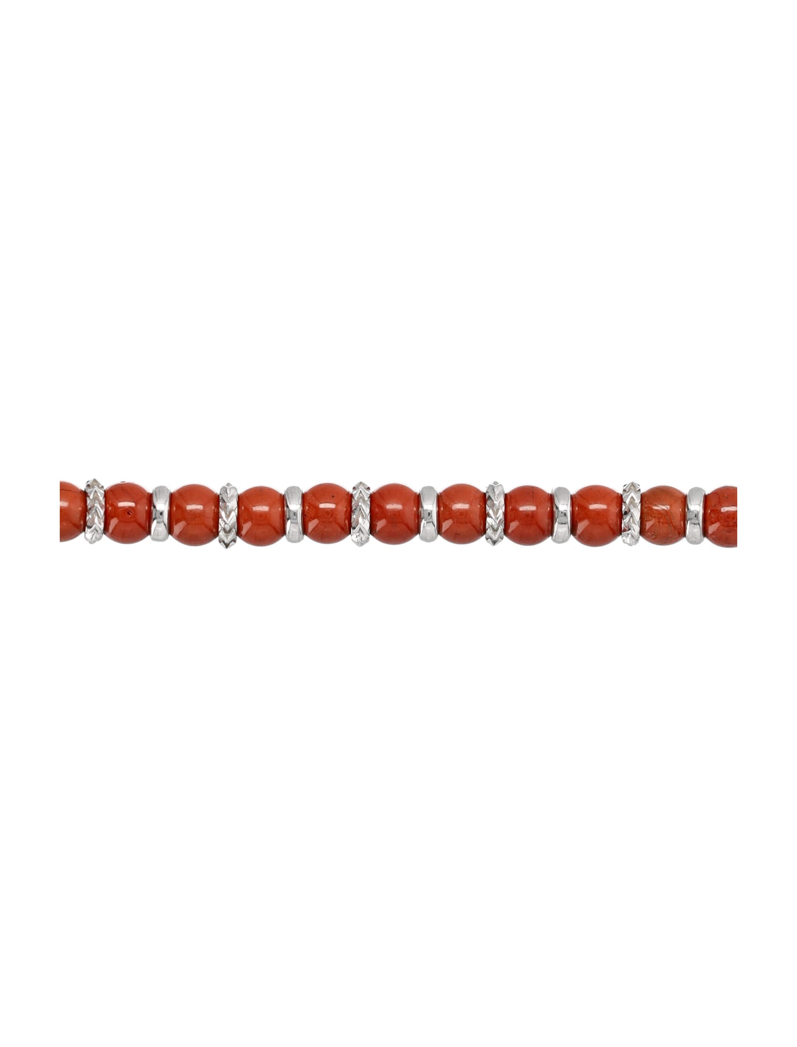 Shop Emanuele Bicocchi Spheres Bracelet In Red