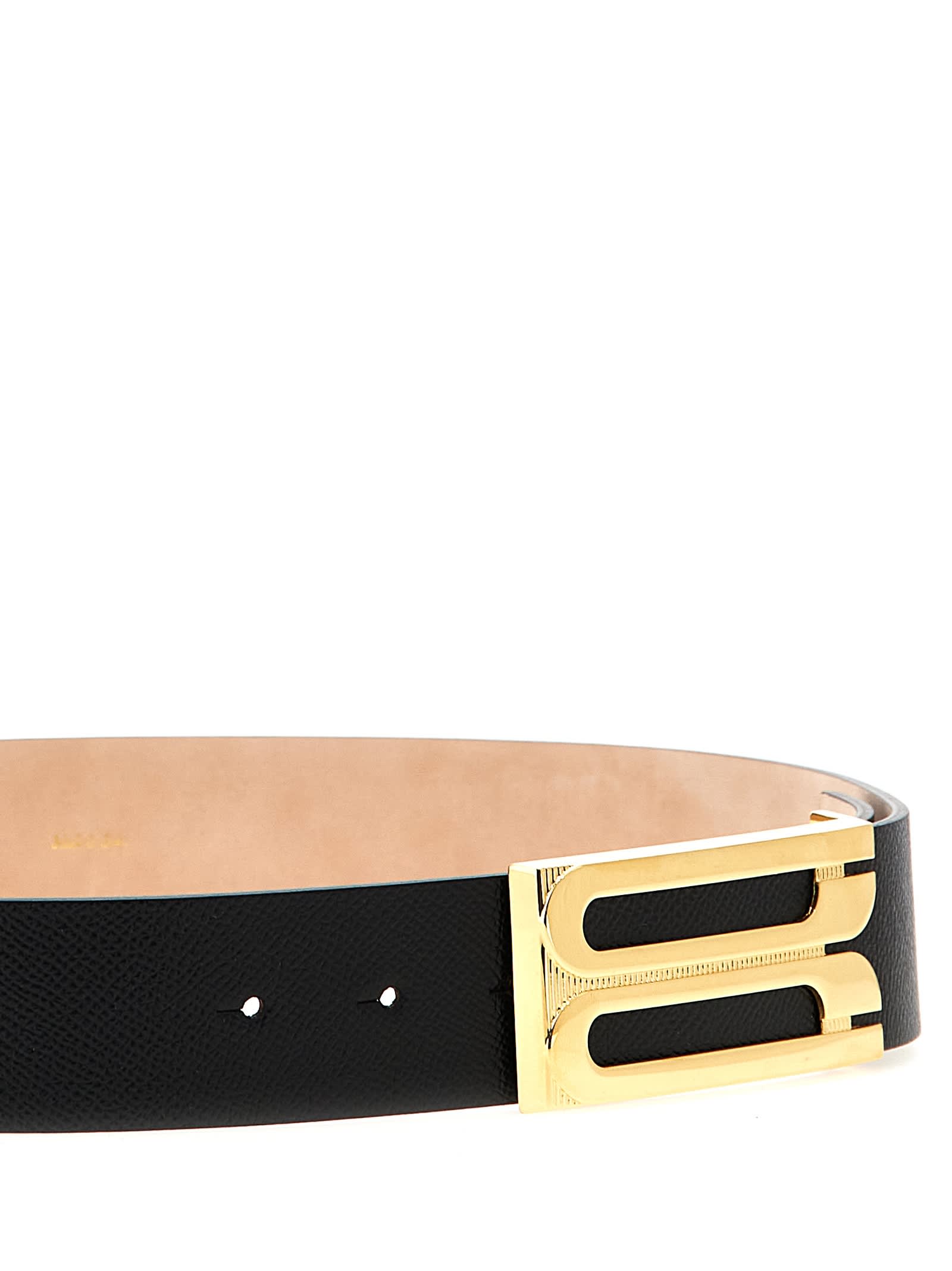 Shop Victoria Beckham Jumbo Belt In Black