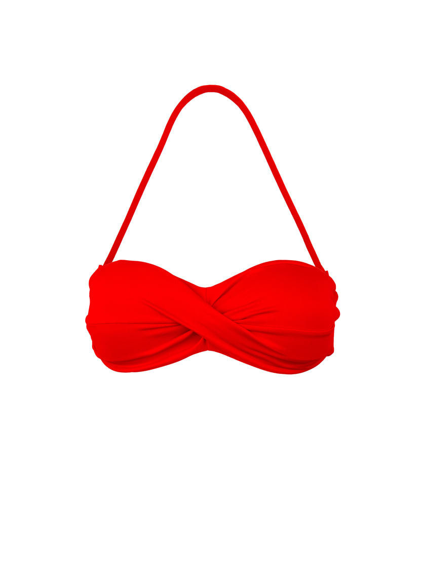 Mc2 Saint Barth Red Beandea Top In Orange