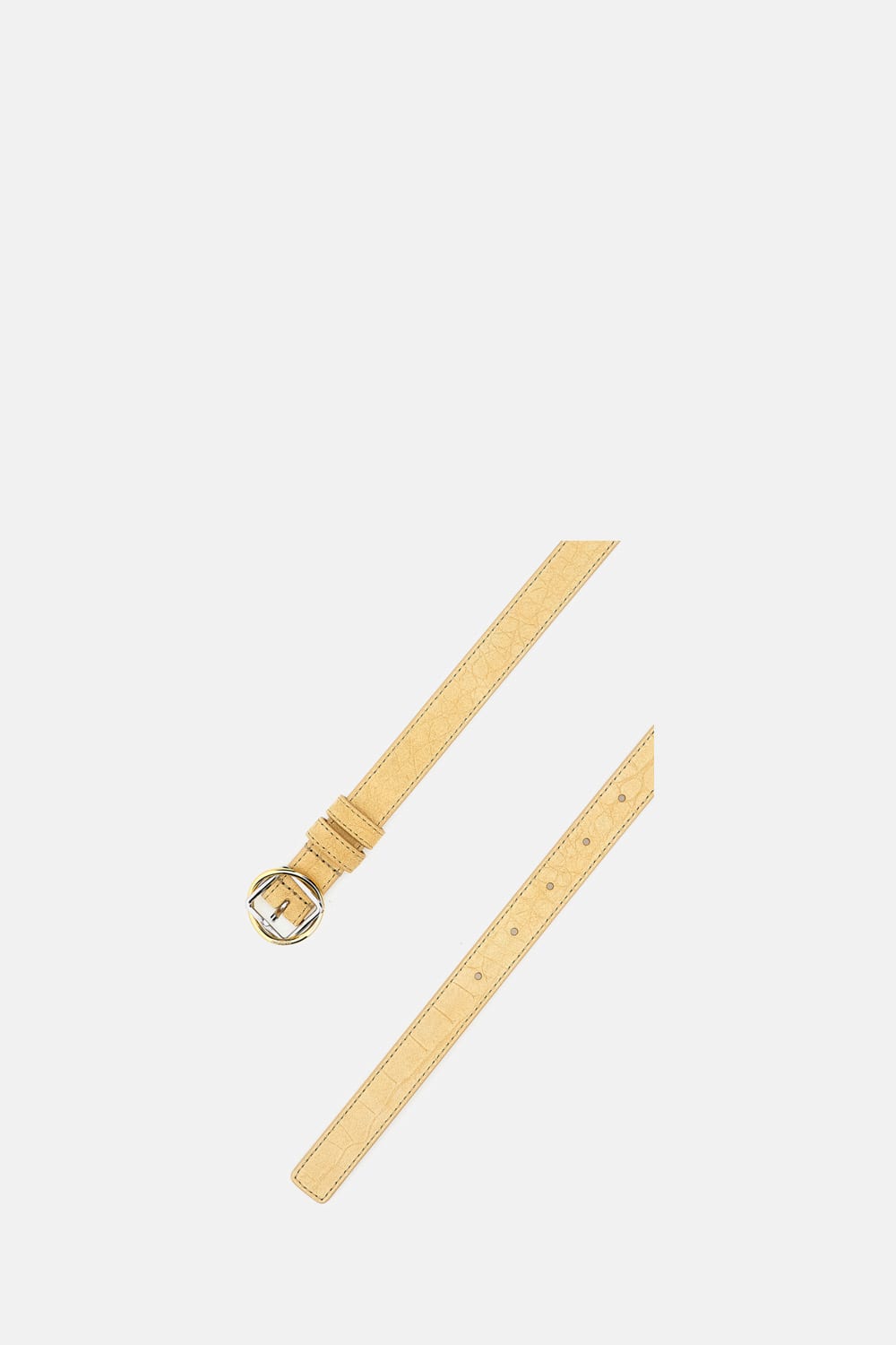 Jacquemus La Ceinture Salon Fine Belt In Yellow