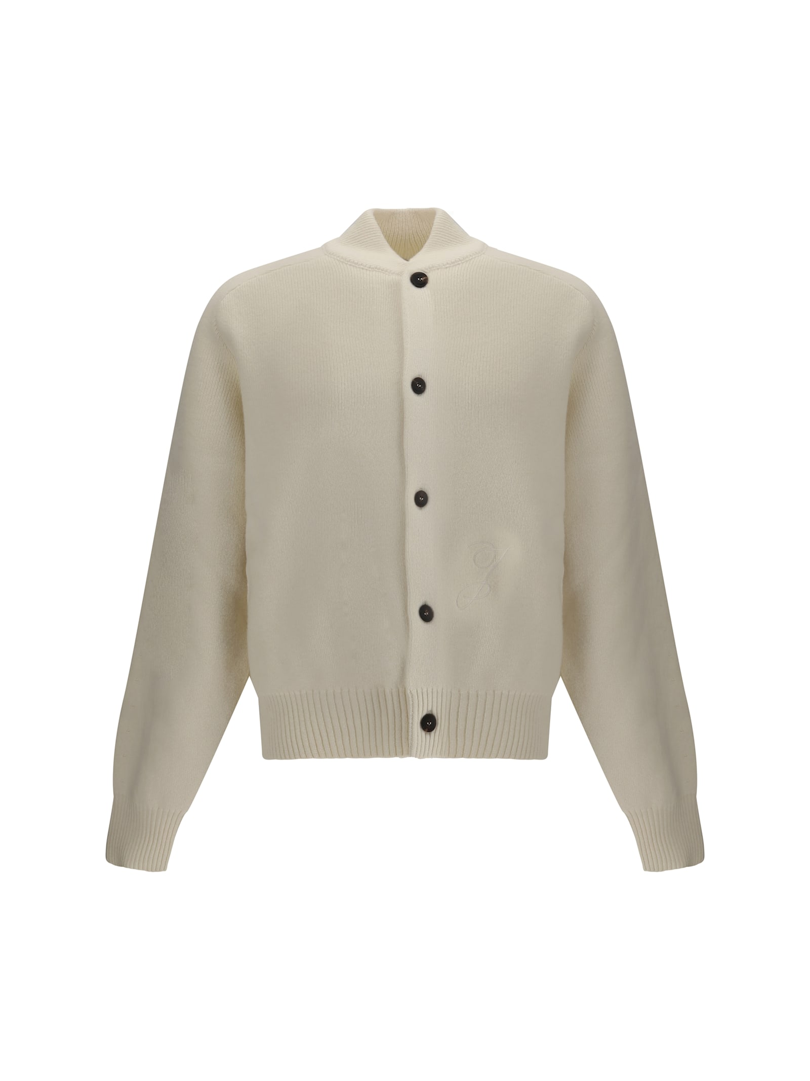 Jacquemus Le Cardigan Pallone Wool-blend Cardigan In Neutral