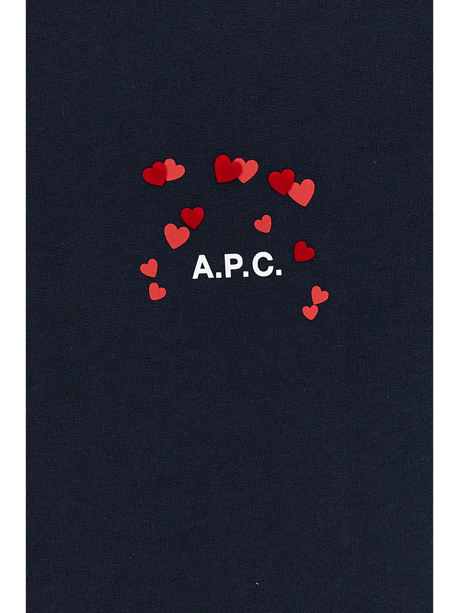 Shop Apc Valentines Day Capsule Valentin Sweatshirt In Blue