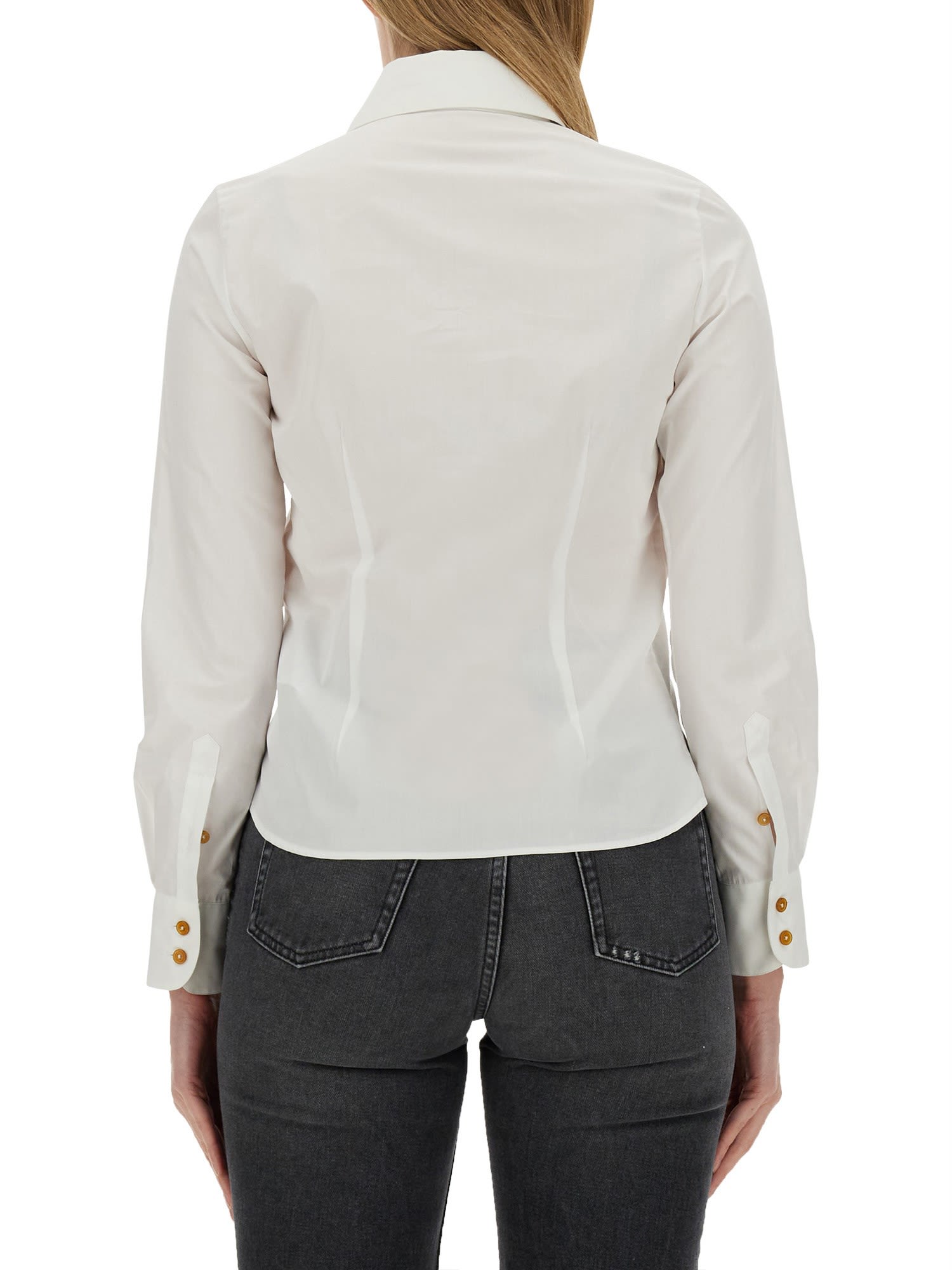Shop Vivienne Westwood Toulouse Shirt In White
