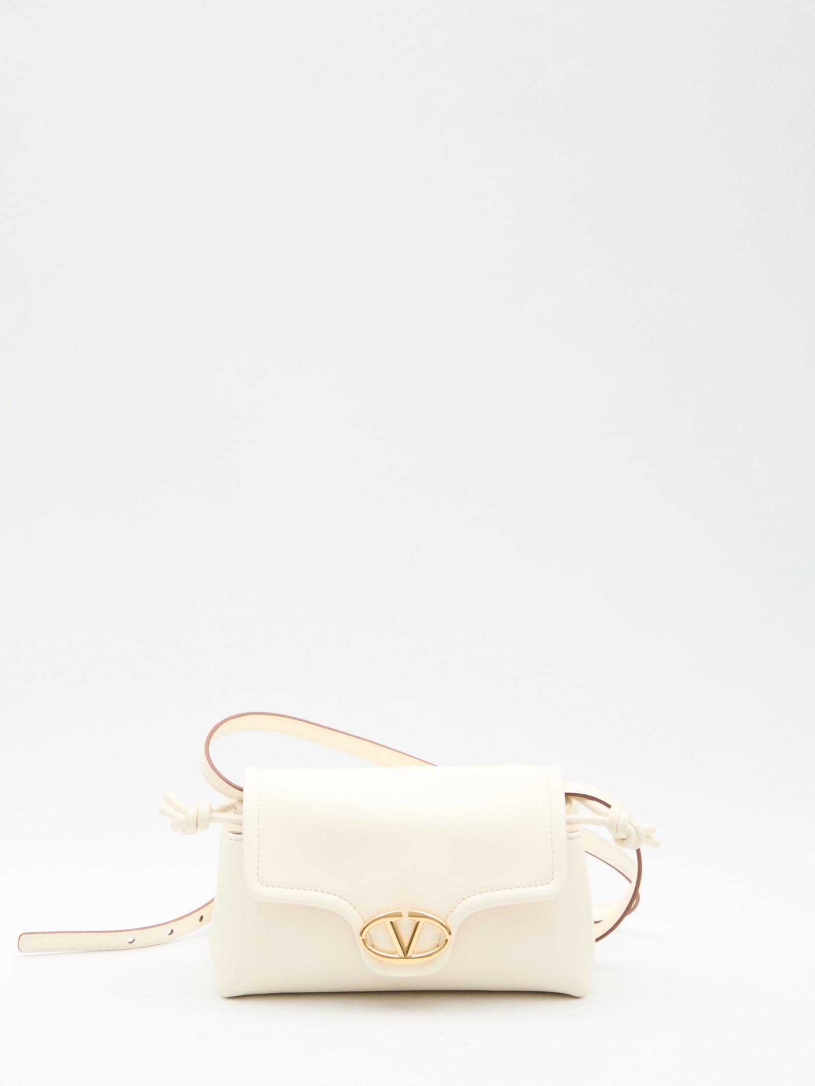 Shop Valentino Vlogo 1960 Mini Bag In Ivory