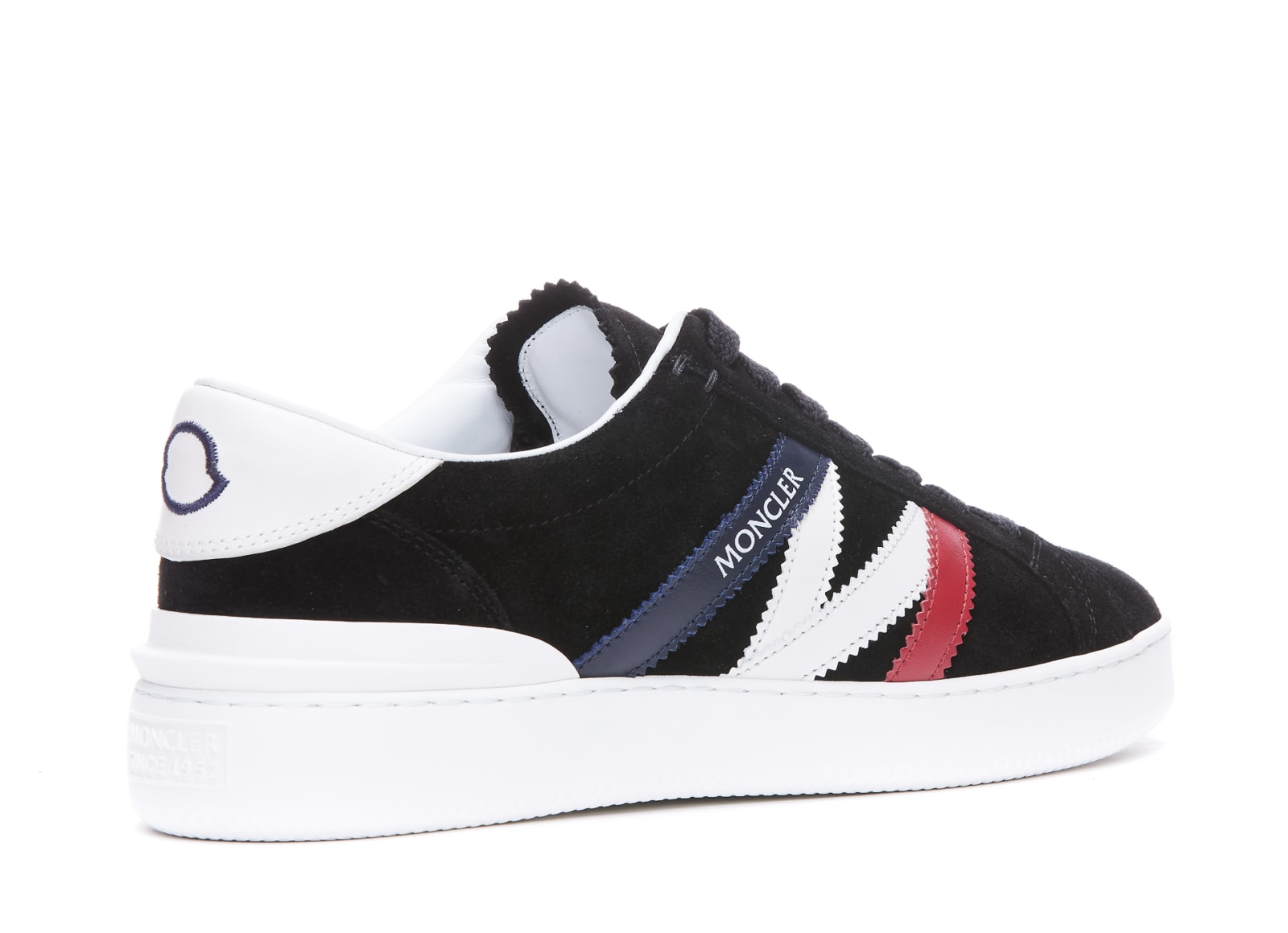 Shop Moncler Monaco Sneakers In Black