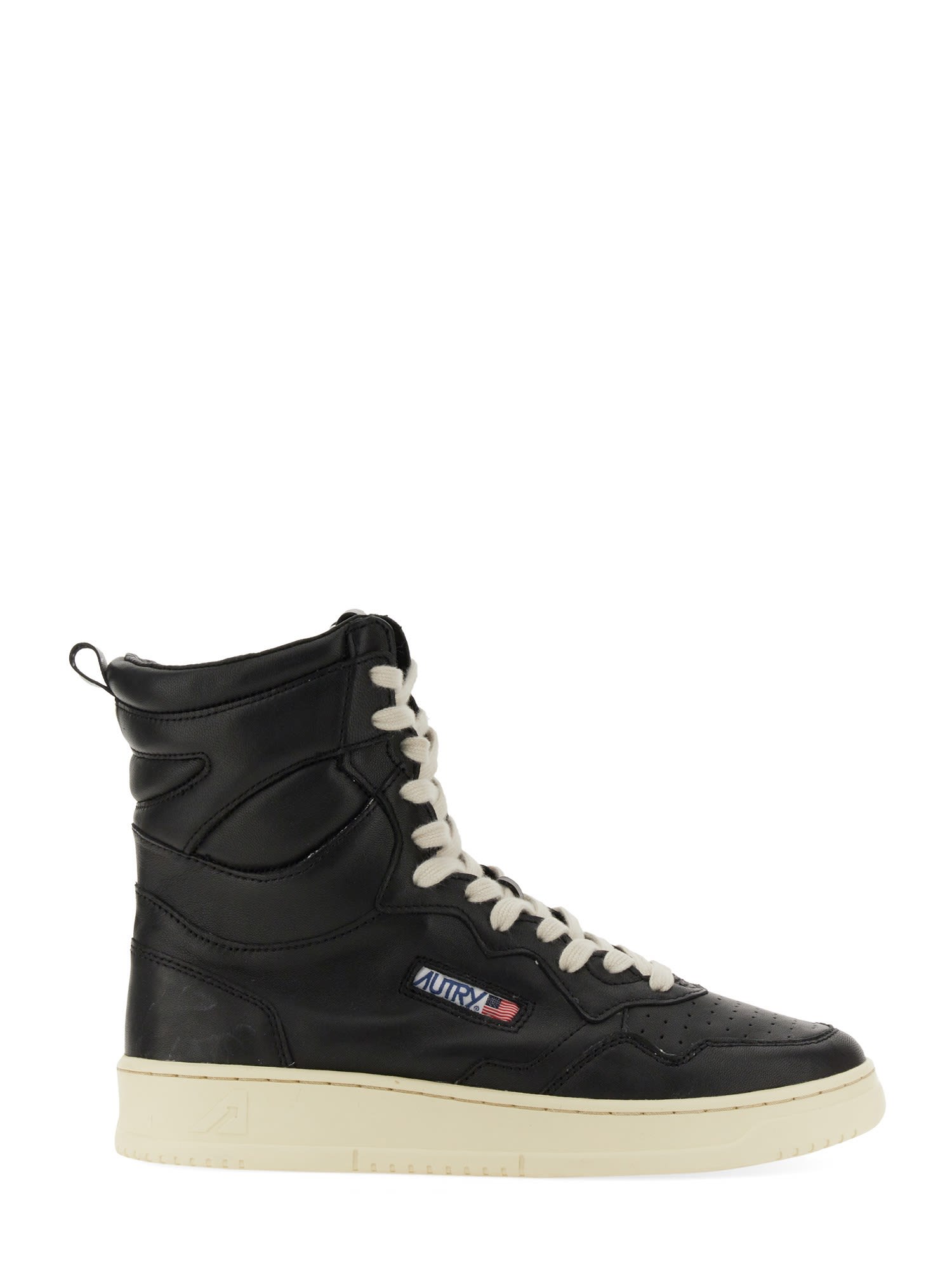 Autry High Top Sneaker With Logo