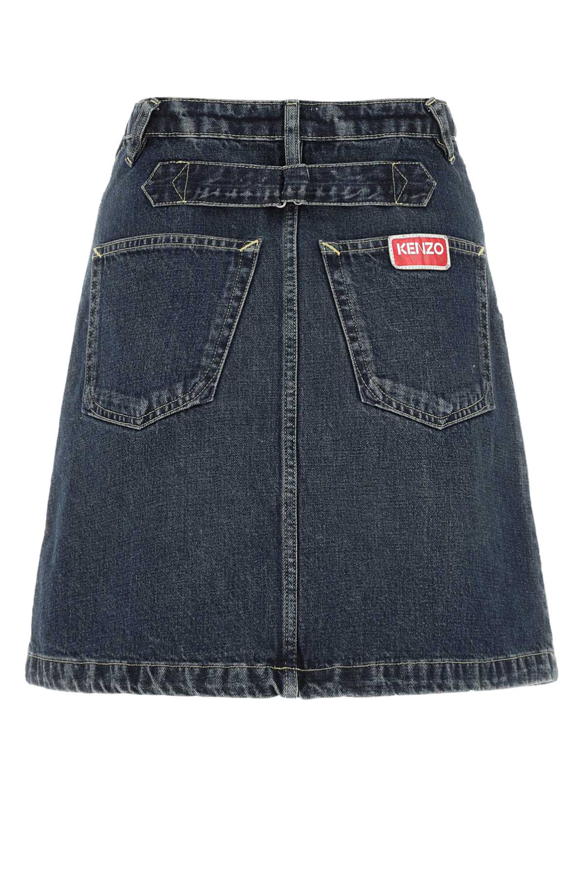 Kenzo Denim Mini Skirt In Dd
