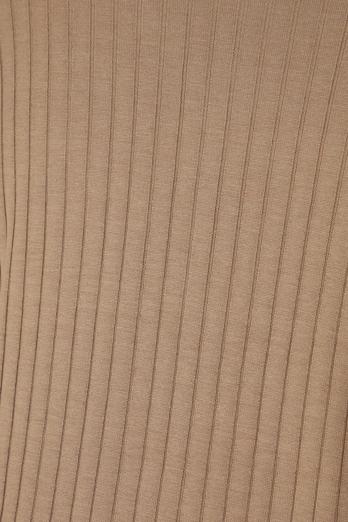 The Row Cappuccino Viscose Blend Top In Brown
