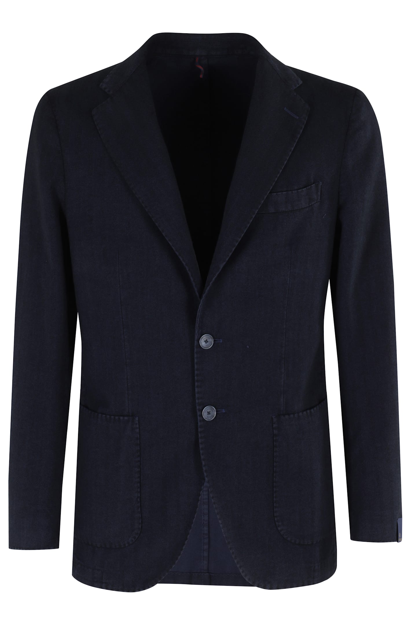Santaniello Resca Tinto Filo Touch Soft Cashmere In Blue