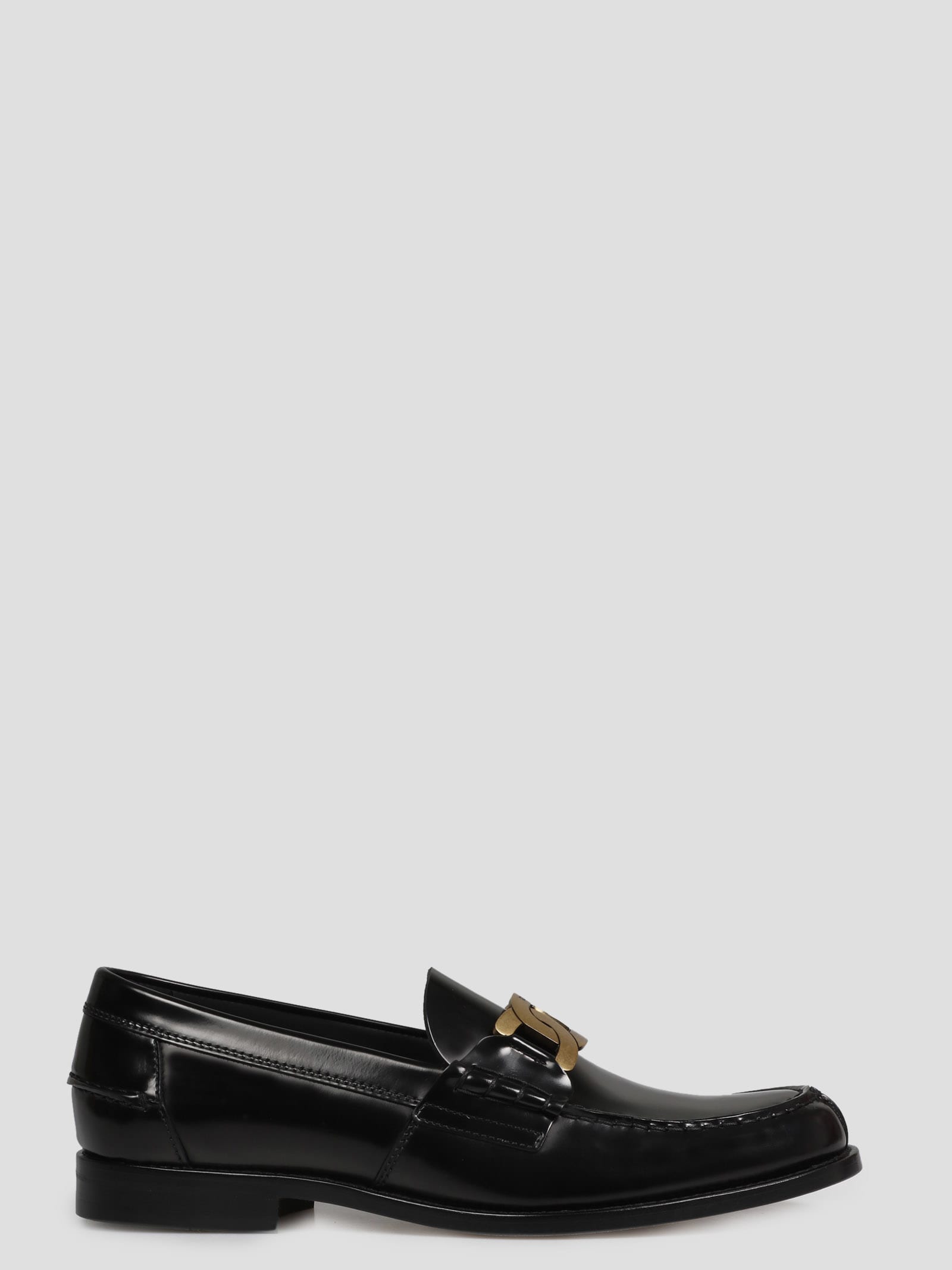 Tods Ring Chain Loafers