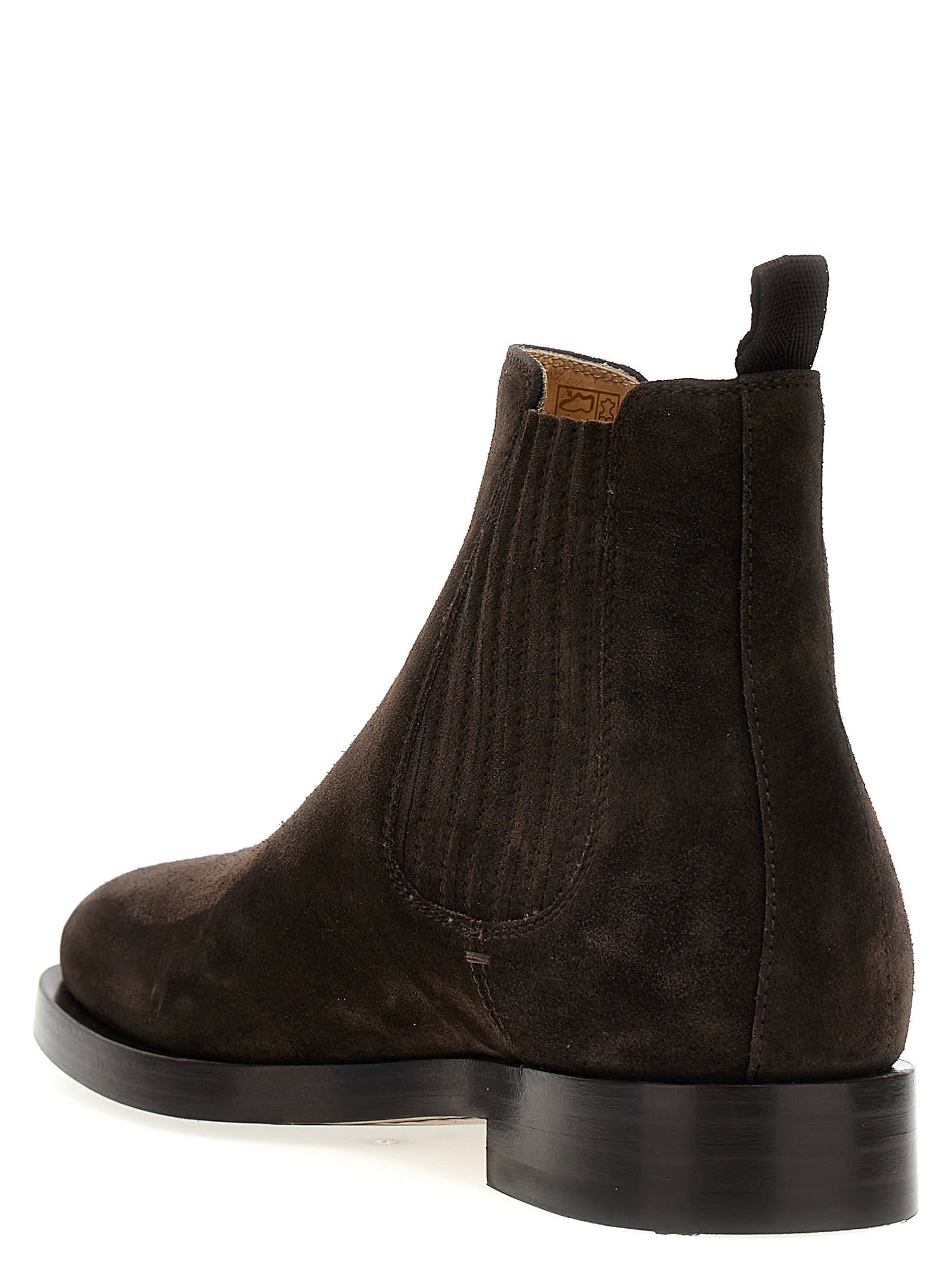 BRUNELLO CUCINELLI SUEDE ANKLE BOOTS 