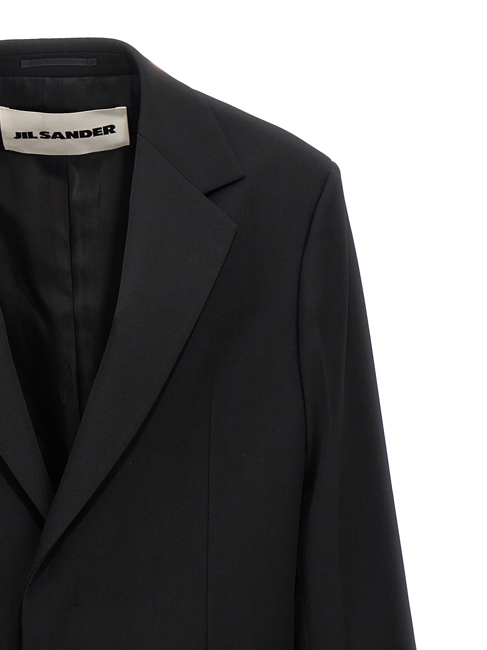 Shop Jil Sander 47 Blazer In Black