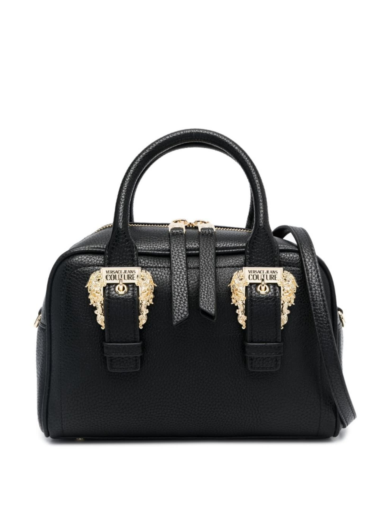 Versace Jeans Couture Handbag In Black