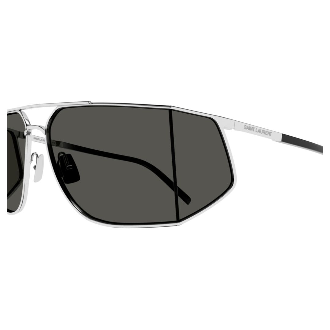 Saint Laurent Sl 750-002silver-silver-grey In Silver-silver-grey