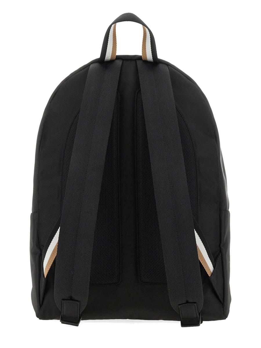 Shop Hugo Boss Backpack With Logo In Black